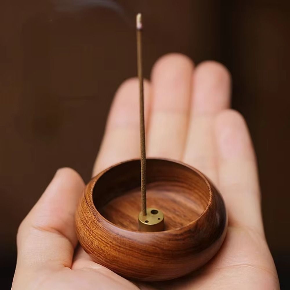 Home Fragrance Miniso - Drewniany Mini Podstawka na Kadzidła 4