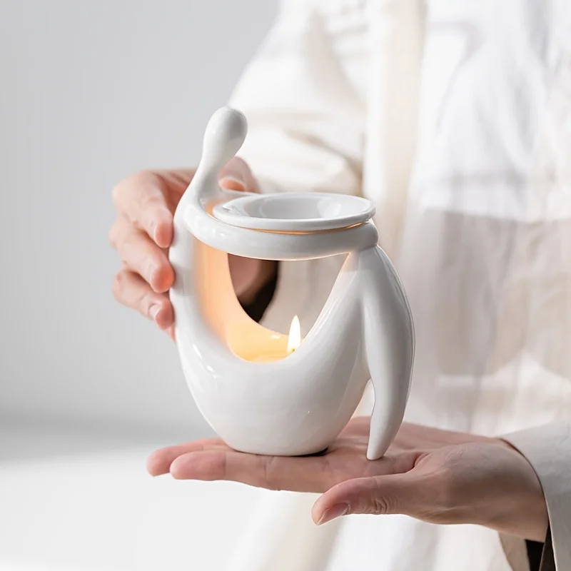 Home Fragrance Oils For Oil Burners - Ceramiczny palnik do kadzideł w kształcie