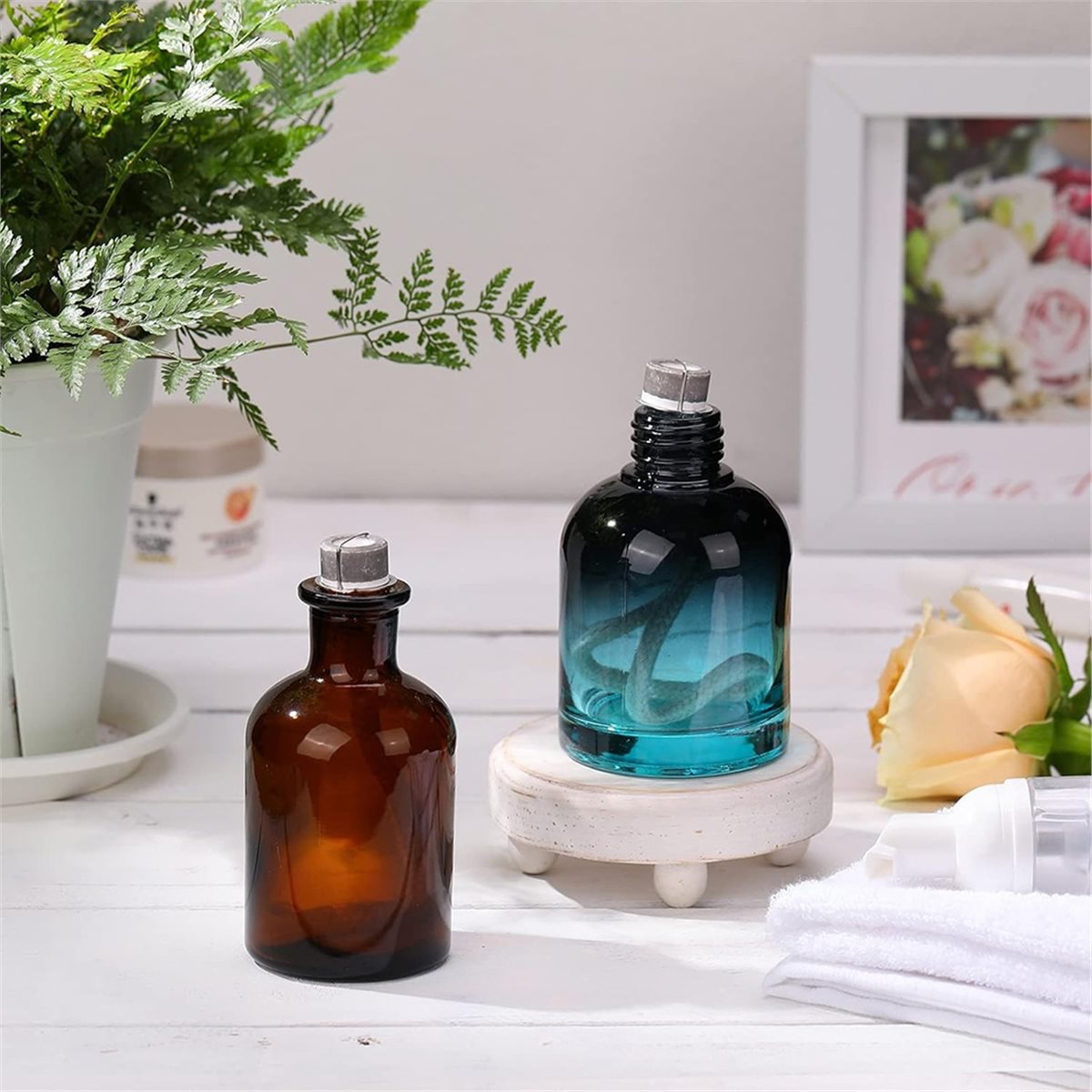 Home Fragrance Oils For Oil Burners - Wymiana knotów do lamp olejowych, 6,3-calowy