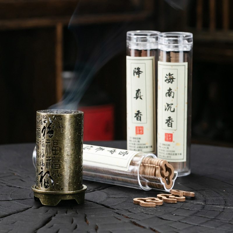 Home Fragrance Powder - Pionowy palnik na kadzidełka Alloy Hollow