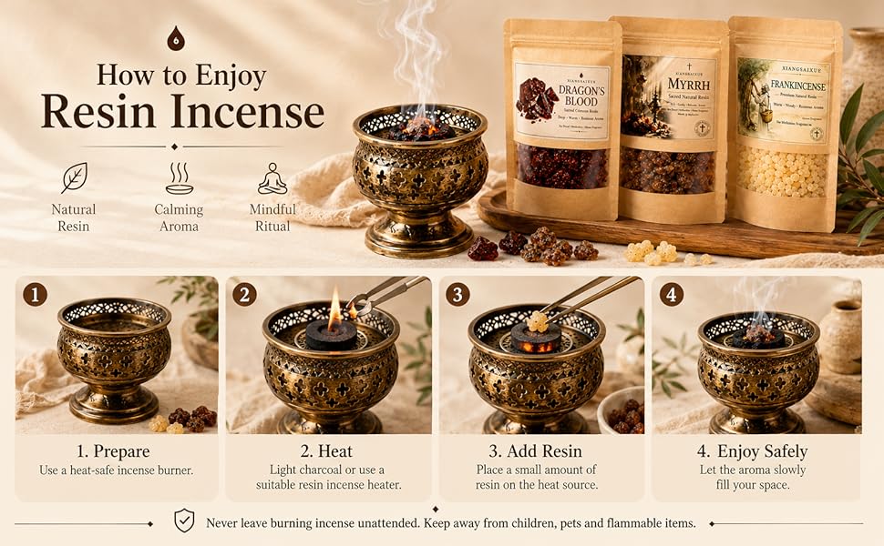 Naturalna żywica do kadzidła,  – Home Fragrance Powder recenzja i cena